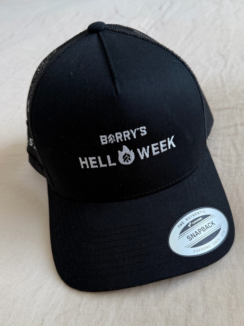 Barry's Hell Week Black Snapback Hat (LSKD)
